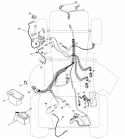 Electrical Diagram and Parts List for HD1842  Poulan Lawn Tractor