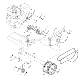 Part Location Diagram of 74760628 Poulan DISCONTINUED