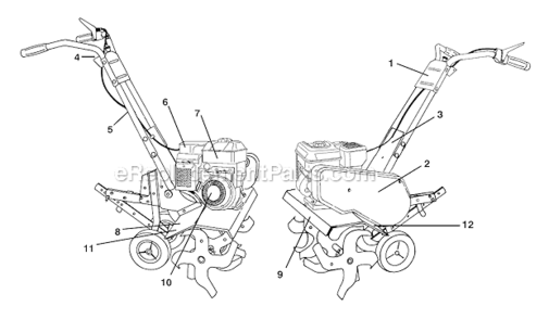 Part Location Diagram of 411979 Husqvarna Decal, Forward And Reverse