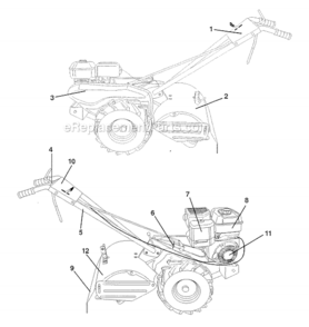 Part Location Diagram of 156199 Husqvarna Decal, Reverse