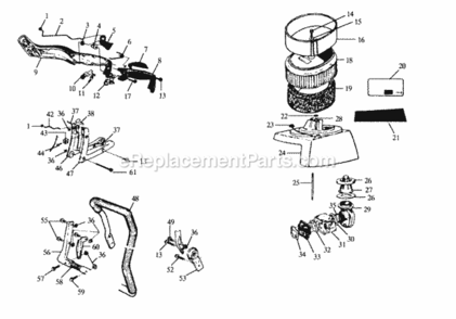 Part Location Diagram of 503208601 Poulan Stud