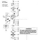 Page A Diagram and Parts List for MICROXXV MICRO XXV Poulan Chainsaw