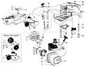 Page F Diagram and Parts List for MICROXXV MICRO XXV Poulan Chainsaw