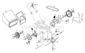Part Location Diagram of 151521 Weed Eater Wheel Adjuster Assembly (Left)