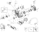 Page A Diagram and Parts List for P4018WTL  Poulan Chainsaw
