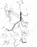 Electrical Diagram and Parts List for PB1638LT 2006-10 - 96012004401 Poulan Lawn Tractor
