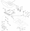 Part Location Diagram of 532195696 Husqvarna Pan Asm. Seat