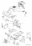 Part Location Diagram of 192526X428 Poulan Fender