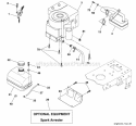 Part Location Diagram of 430828 Poulan Tank Fuel Front