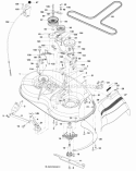 Part Location Diagram of 596481402 Husqvarna Pulleys