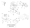 Decals Diagram and Parts List for PB1842LT  Poulan Lawn Tractor