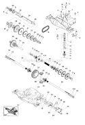 Dana-Transaxle D4360-140 Diagram and Parts List for PB1842LT  Poulan Lawn Tractor