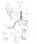 Electrical Diagram and Parts List for PB185H42LT  Poulan Lawn Tractor
