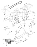 Part Location Diagram of 583112701 Husqvarna Link Shift Transaxle Lth2000