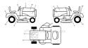 Decals Diagram and Parts List for PB19542LT 2008-04 - 96042003402 Poulan Lawn Tractor