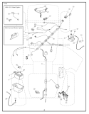 Electrical Diagram and Parts List for PB19542LT 2008-04 - 96042003402 Poulan Lawn Tractor
