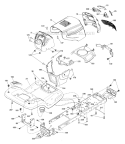 Part Location Diagram of 532420986 Husqvarna Fender