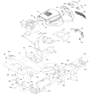 Part Location Diagram of 532193057 Husqvarna Dash Lower