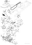 Part Location Diagram of 532194346 Husqvarna Lawn Mower V-Belt Drive
