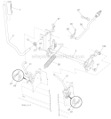 Part Location Diagram of 532407003 Husqvarna Lawn Mower Link Lift Assembly
