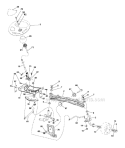 Part Location Diagram of 413591 Poulan Axle Asm., Front
