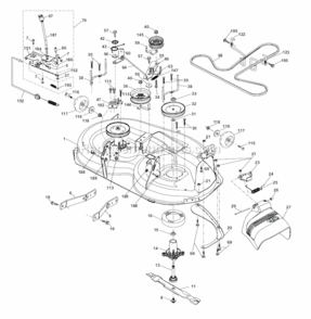 Part Location Diagram of 401971 Husqvarna Spring Return