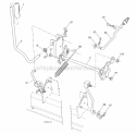 Page J Diagram and Parts List for PB195H46YT 96042005900 Poulan Lawn Tractor