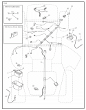 Drive Diagram and Parts List for PB195H46YT 96042005900 Poulan Lawn Tractor