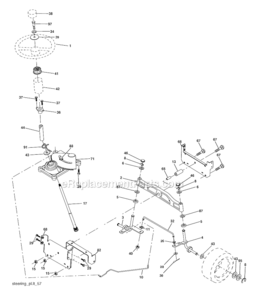 Part Location Diagram of 428982 Poulan Bolt