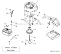 Engine Diagram and Parts List for PB20H46YT 2008-03 Poulan Lawn Tractor