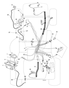 Part Location Diagram of 583263401 Husqvarna Harness Ign. Dash