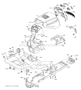 Part Location Diagram of 197300X615 Husqvarna Indication Deck Lift