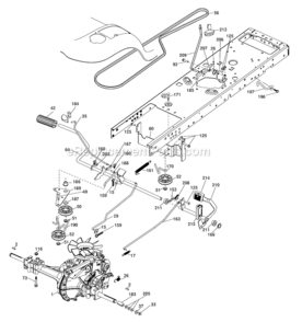 Part Location Diagram of 199000 Husqvarna Rod Pedal Control