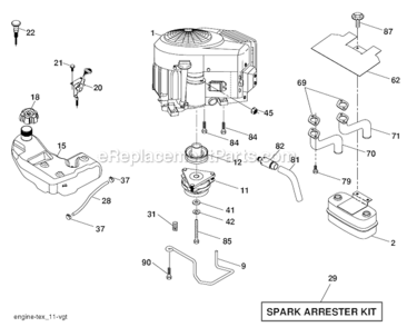 Part Location Diagram of 150280 Poulan Bolt Hex