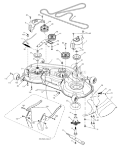 Part Location Diagram of 195-062 Poulan Blade, High Lift