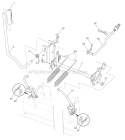 Mower Lift Diagram and Parts List for PBGT22H54 2006-03 Poulan Lawn Tractor