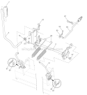 Mower Lift Diagram and Parts List for PBGT22H54 2006-03 Poulan Lawn Tractor