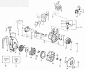 Page B Diagram and Parts List for PBV200  Poulan Leaf Blower / Vacuum