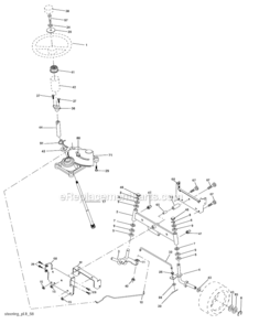Part Location Diagram of 192916 Husqvarna Cap Wheel Steer