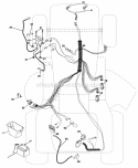 Part Location Diagram of 121433X Husqvarna Ammeter
