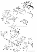 Part Location Diagram of 168337X012 Husqvarna Dash P/L