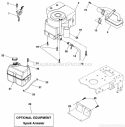 Engine Diagram and Parts List for PD185H42ST  Poulan Lawn Tractor