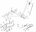 Mower Lift Diagram and Parts List for PD185H42ST  Poulan Lawn Tractor