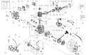 Page B Diagram and Parts List for PE3500  Poulan Trimmer