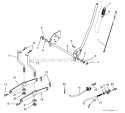 Page J Diagram and Parts List for PK1942LT 96012001500 Poulan Lawn Tractor