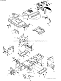 Page D Diagram and Parts List for PK1942LT 96012001500 Poulan Lawn Tractor