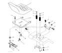 Page G Diagram and Parts List for PK1942LT 96012001500 Poulan Lawn Tractor