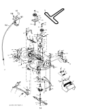 Part Location Diagram of 184563 Poulan Replacement Mower, Complete