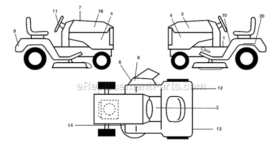 Part Location Diagram of 194399 Poulan Decal Side Panel Logo