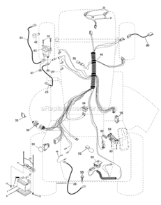 Part Location Diagram of 190108 Poulan Adaptor Ameter